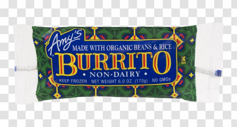 Burrito Amy's Kitchen Vegetarian Cuisine Organic Food - Rice Transparent PNG