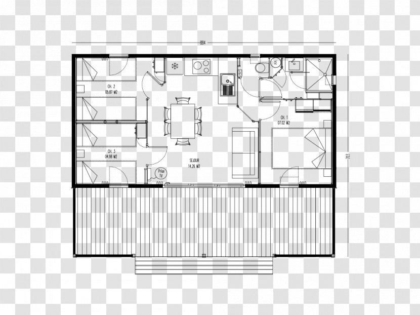 Floor Plan Architecture House Square Transparent PNG