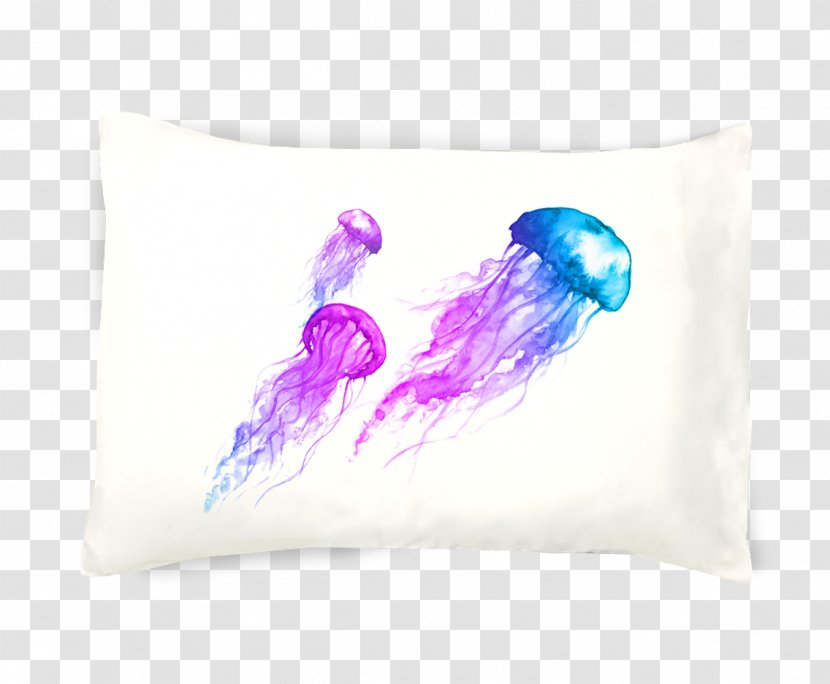 Throw Pillows Cushion Jellyfish Nightwear - Pillow Transparent PNG