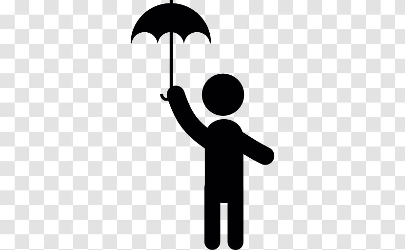 Umbrella Icon Design - Person Transparent PNG