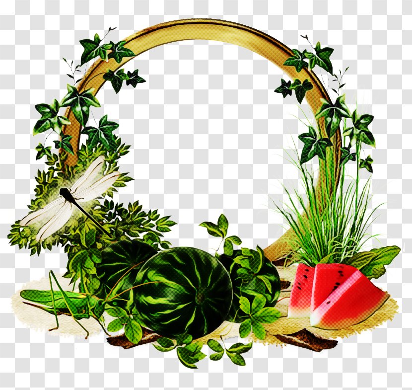 Floral Design - Humour - Picture Frame Wreath Transparent PNG