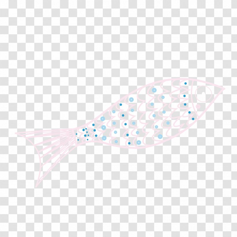 Polka Dot Angle Font - Rectangle - Vector Hand Painted Decorative Fish Transparent PNG