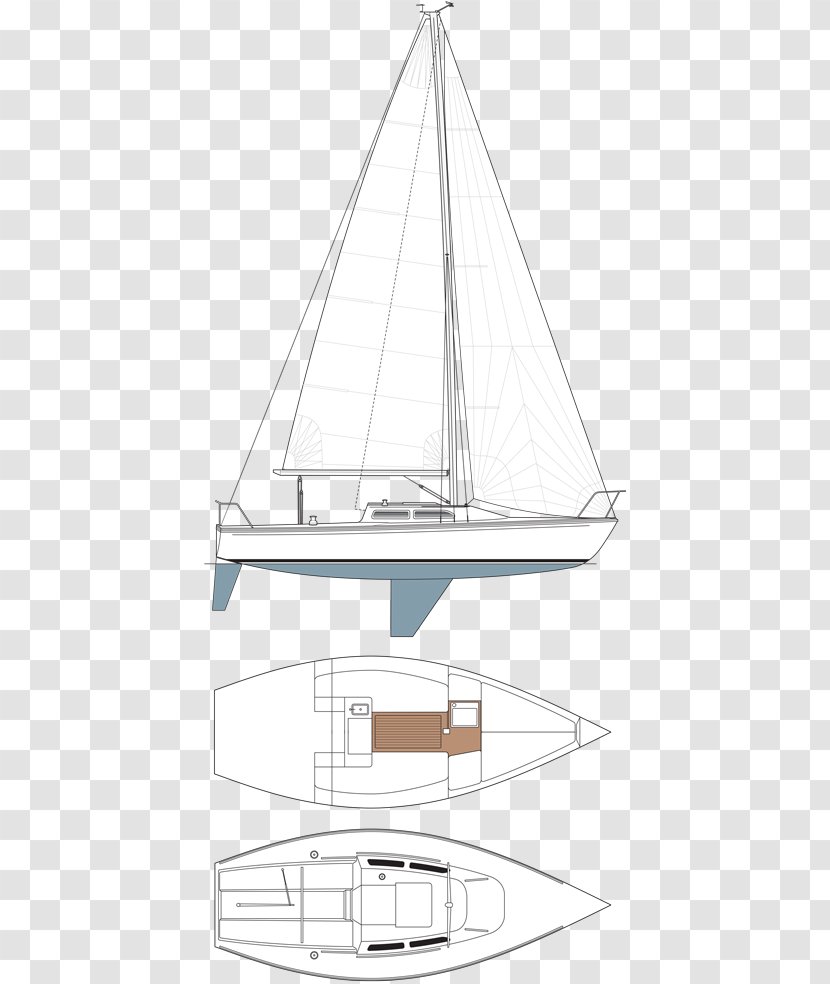 Sail Schooner Brigantine Yawl Sloop - Triangle Transparent PNG