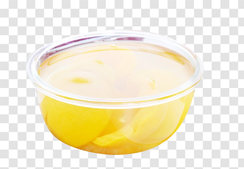 Lemonade Glass Bowl - Yellow - In A Transparent PNG