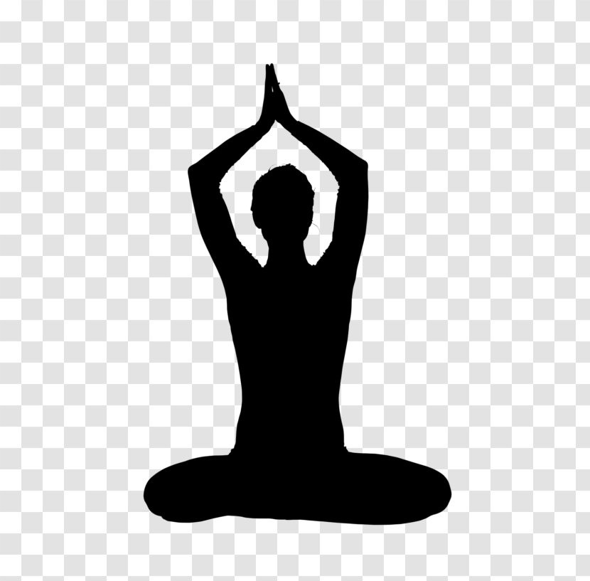 Yoga Silhouette Clip Art - Lotus Position Transparent PNG