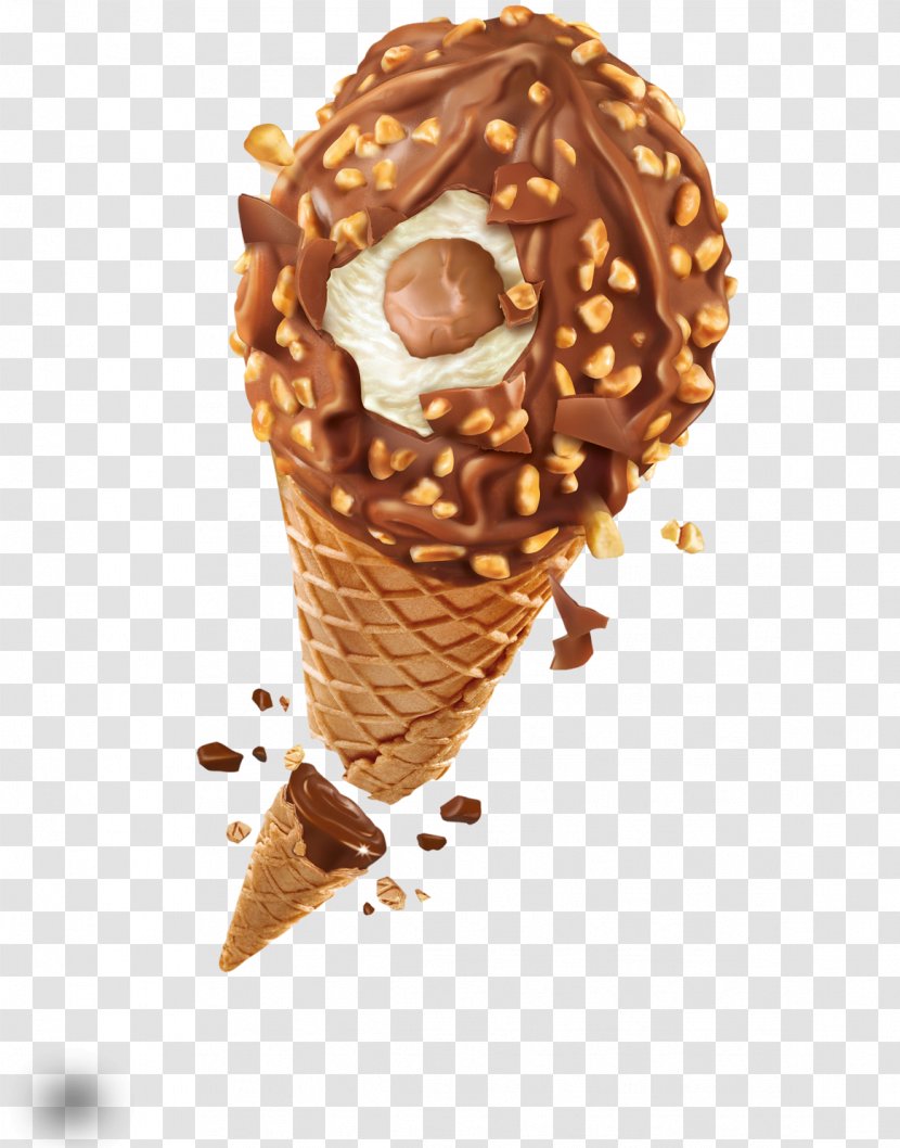 Chocolate Ice Cream Cones Flavor Transparent PNG