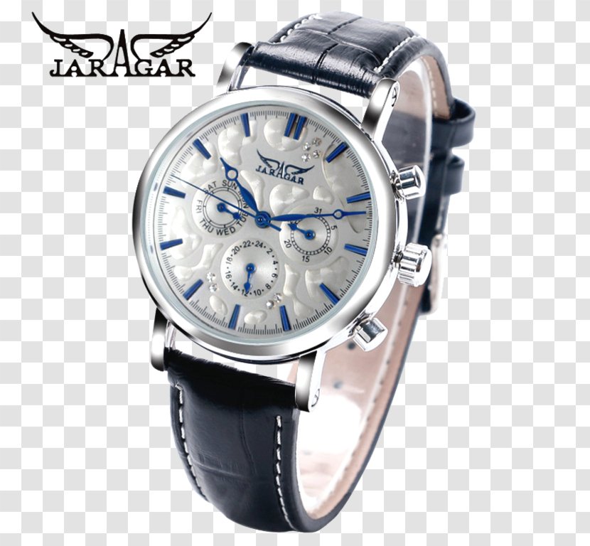 Sony SmartWatch Clock Skeleton Watch - Mechanical - Genuine Leather Transparent PNG