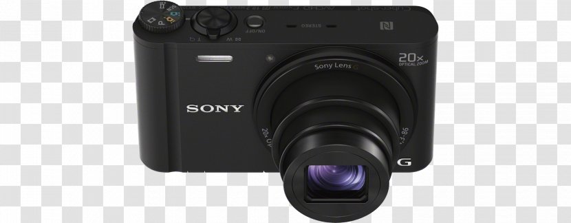 Point-and-shoot Camera 索尼 Sony Lens - Cybershot Transparent PNG