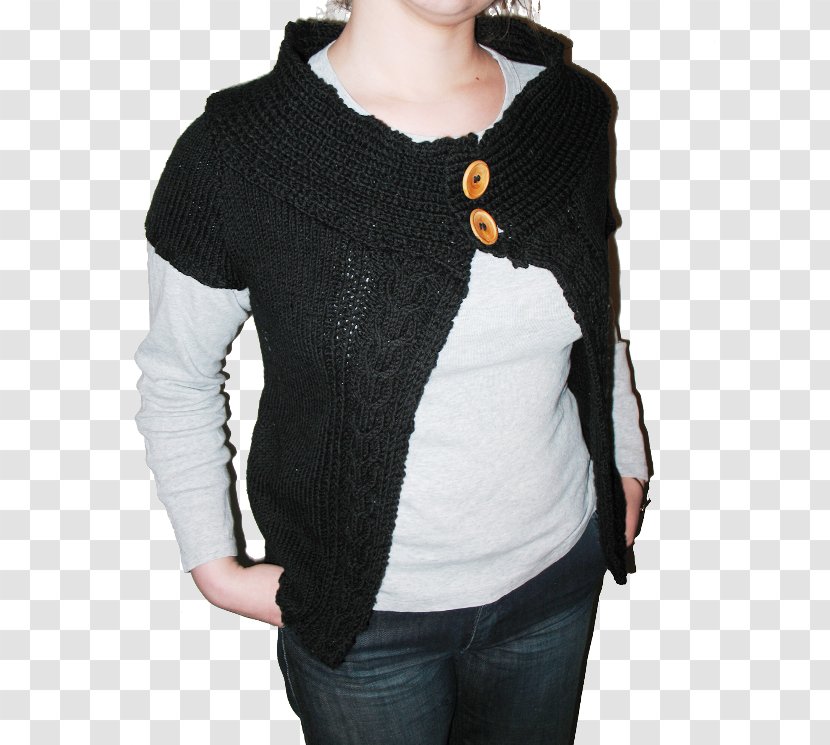 Cardigan Sleeve Neck Jacket Wool - Woolen Transparent PNG