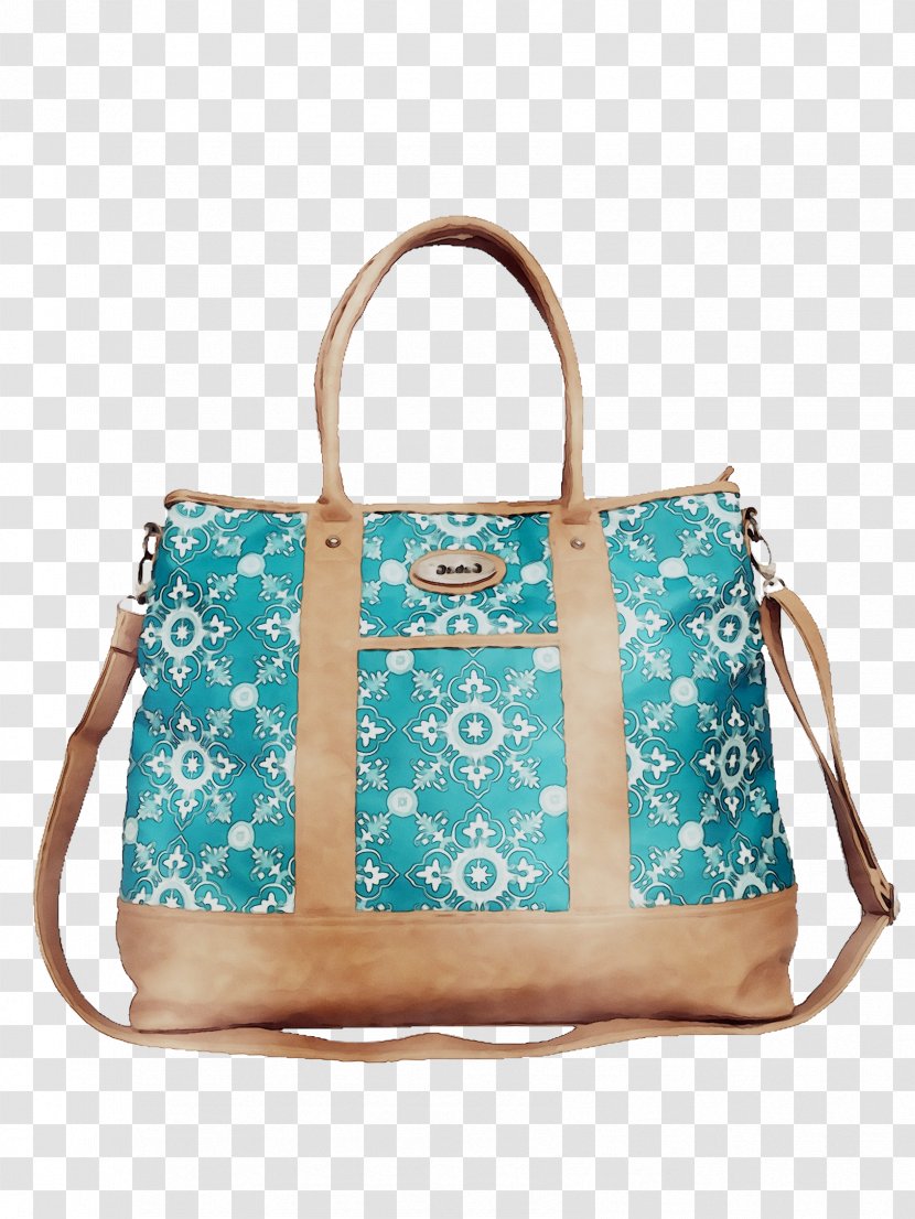 Tote Bag Shoulder M Product Pattern - Aqua Transparent PNG