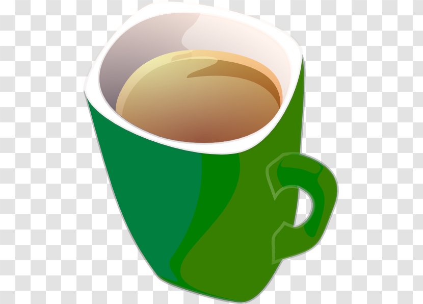 Coffee Cup Green Tea Clip Art Transparent PNG