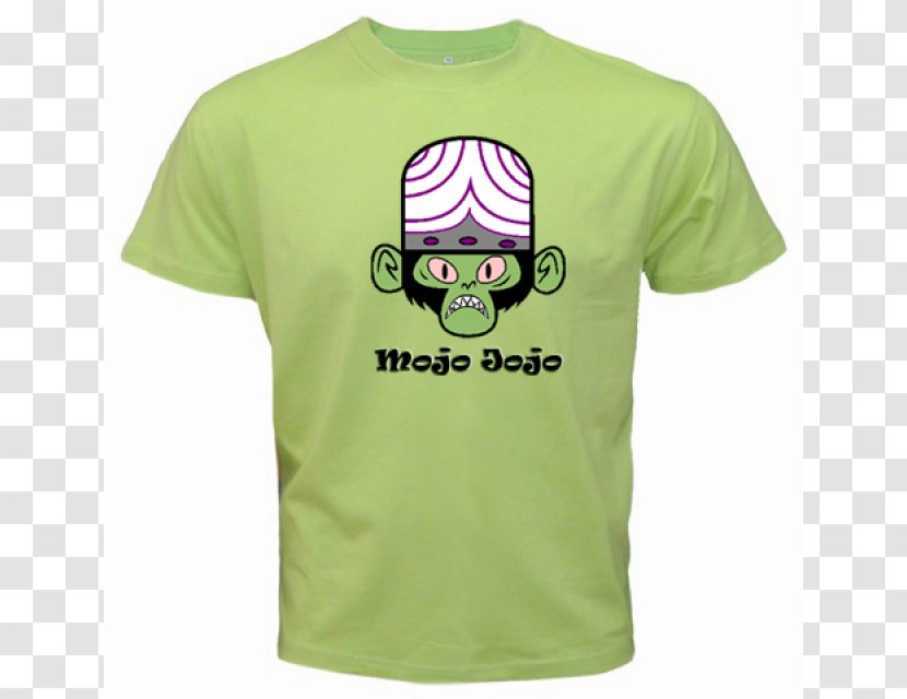 T-shirt Mojo Jojo Logo Green Sleeve - T Shirt Transparent PNG