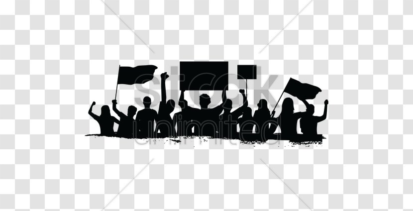 First Amendment To The United States Constitution Constitutional Freedom Of Speech Supreme Court - Monochrome Photography - Crowd Silhouette Transparent PNG