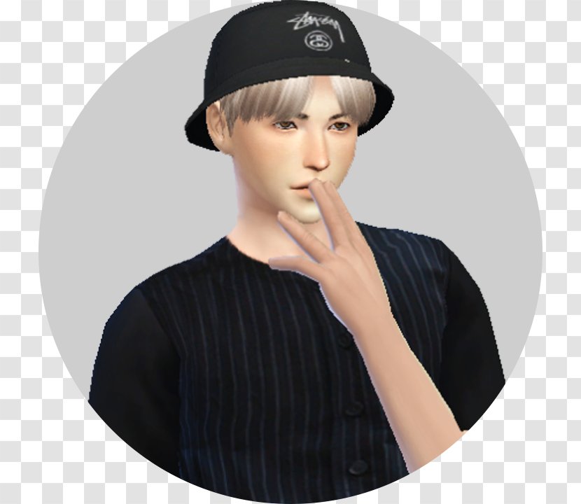 The Sims 4 Sun Hat 3 Hairstyle - Hair Transparent PNG