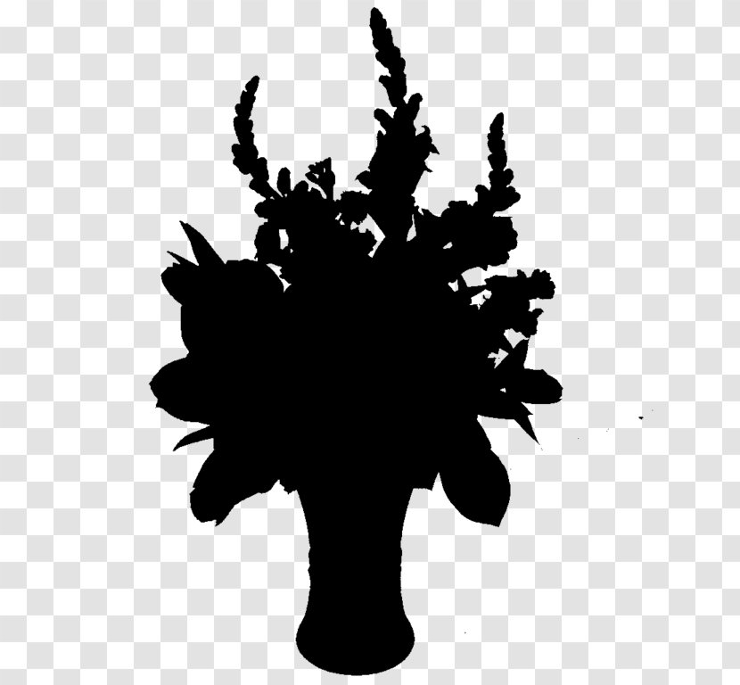 Tree Flowering Plant Silhouette Font - Logo Transparent PNG