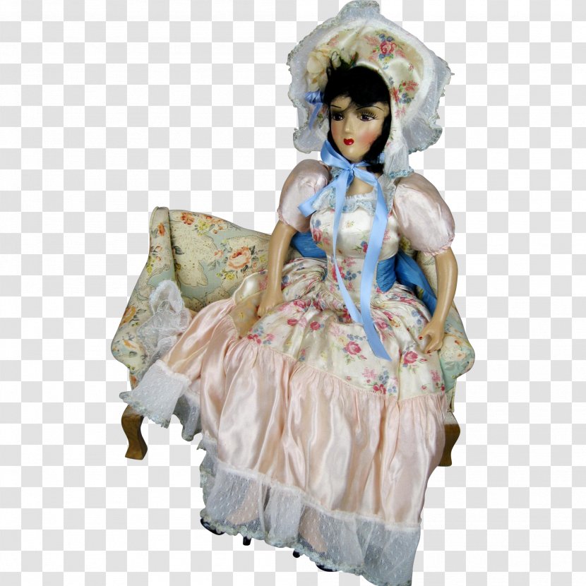Dollhouse Antique Forever Amber Textile - Costume Design - Doll Transparent PNG