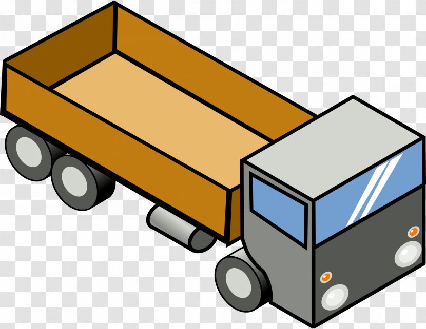 Pickup Truck Dump Clip Art - Vehicle - Toy Clipart Transparent PNG