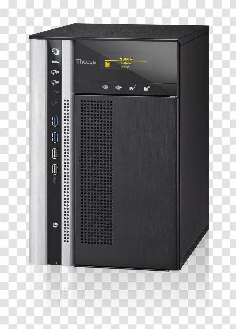 Network Storage Systems Thecus Technology TopTower N6850 Data Computer Servers Transparent PNG