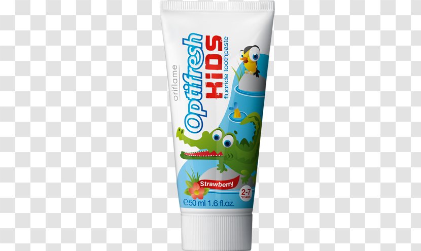 Toothpaste Oriflame Fluoride Child Transparent PNG