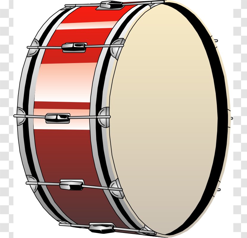 Bass Drum Clip Art - Drumhead - Drummer Cliparts Transparent PNG