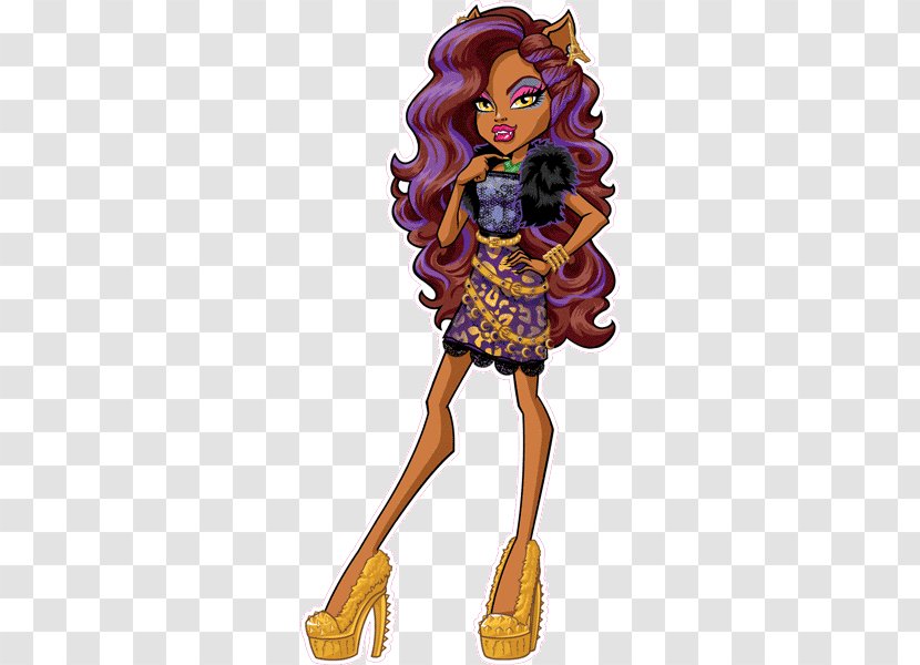 Monster High Original Gouls CollectionClawdeen Wolf Doll Cleo DeNile Toralei - Freak Du Chic Transparent PNG