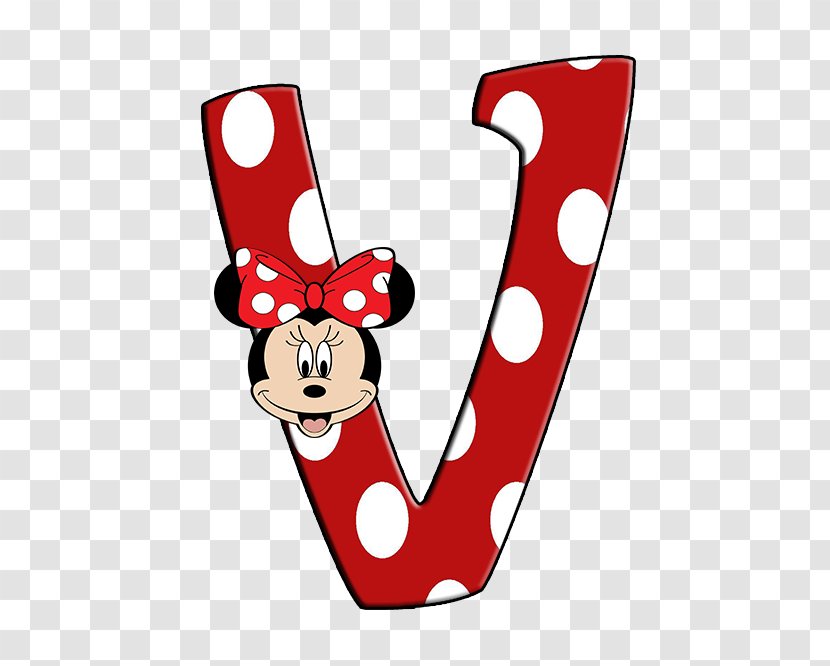Alphabet Minnie Mouse Home Page Clip Art - Character - Alfabeto Transparent PNG