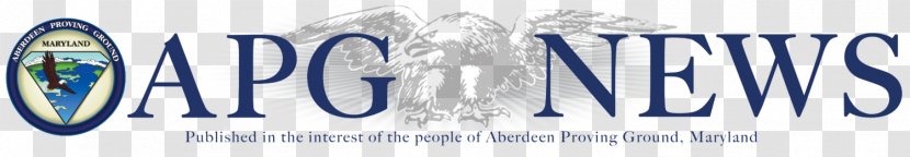 Logo Brand Aberdeen Proving Ground Design Font - Blue - News Header Box Transparent PNG