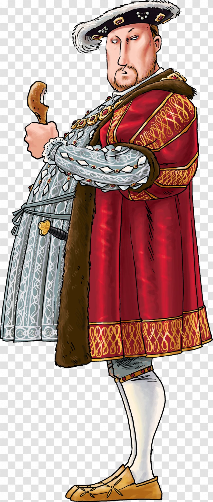 Terrifying Tudors Horrible Histories This Is A Colouring Book Illustration - Costume Transparent PNG