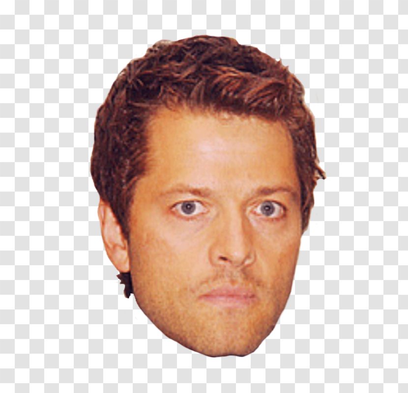 Misha Collins Supernatural Castiel Face - Art - Get Pictures Transparent PNG