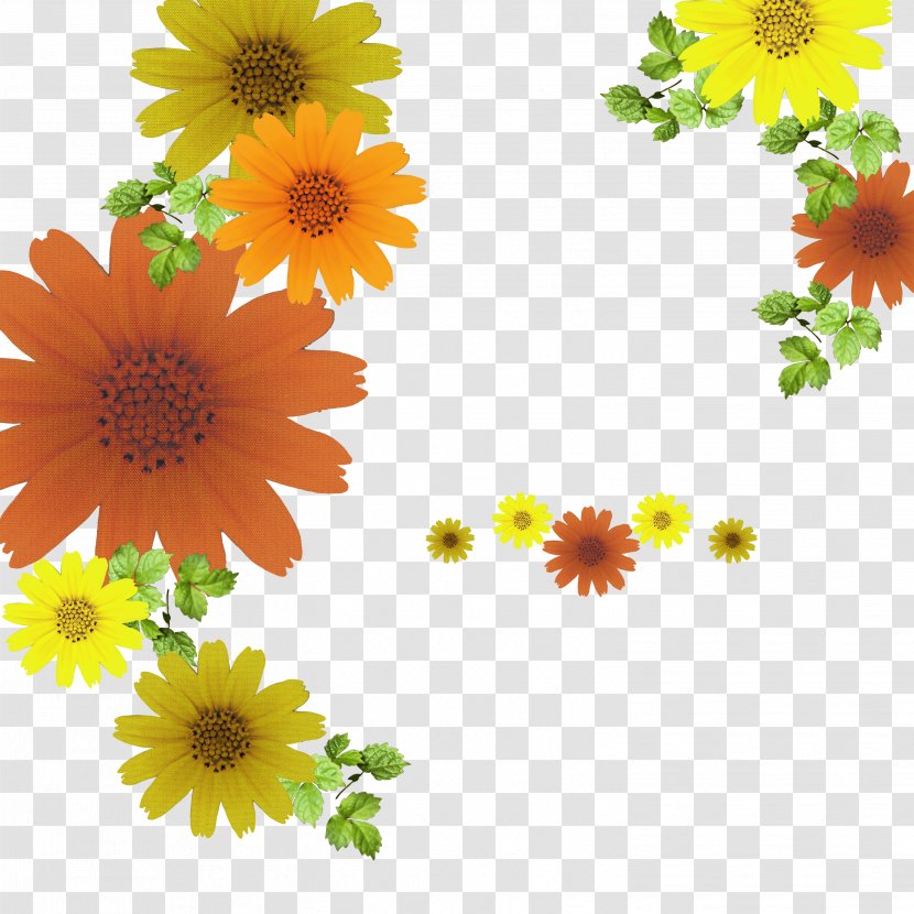 Floral Design Yellow Clip Art - Cut Flowers - Pattern Transparent PNG