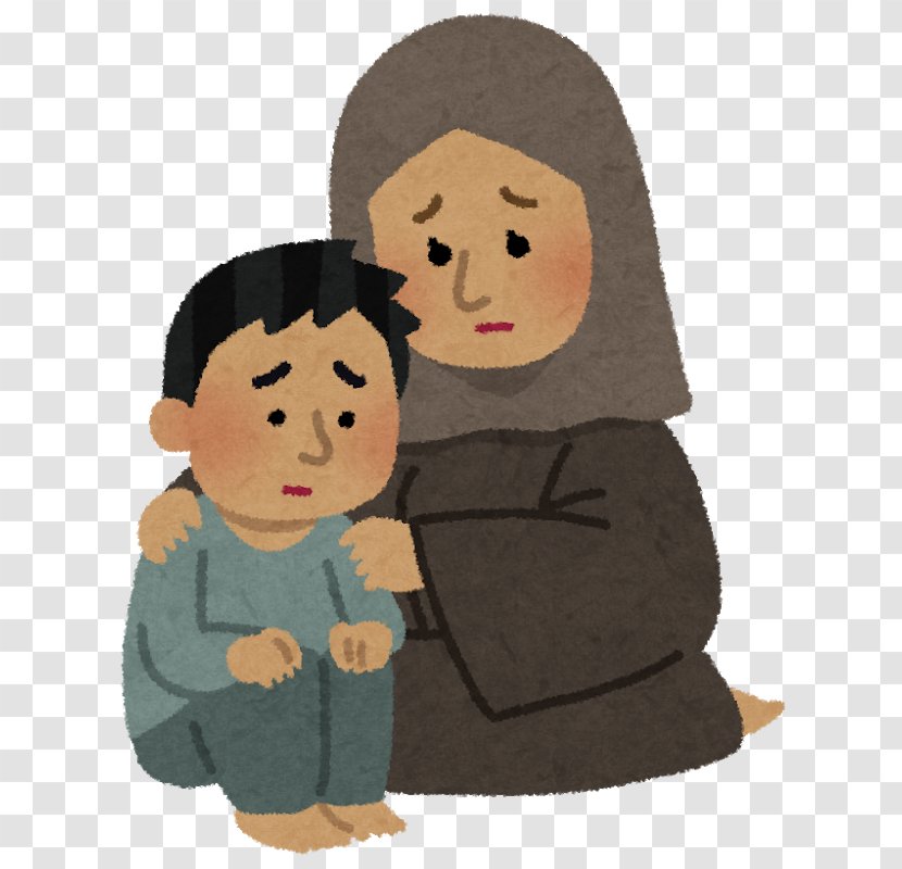 いらすとや World Refugee Day Illustrator - Family - Toddler Transparent PNG
