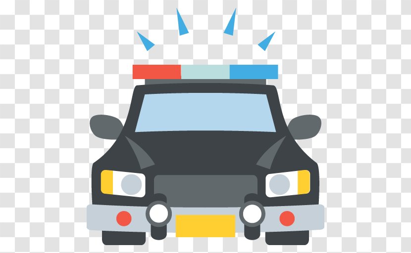 Police Car Emoji Officer - Vehicle Transparent PNG