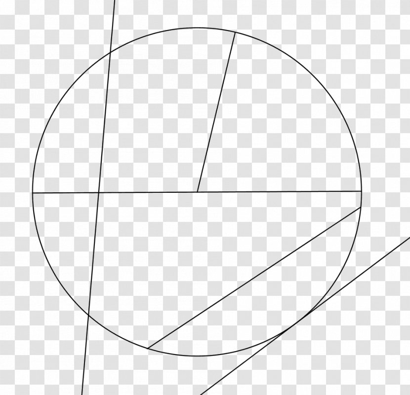 Circle Euclid's Elements Angle Secant Line Disk - Frame Transparent PNG