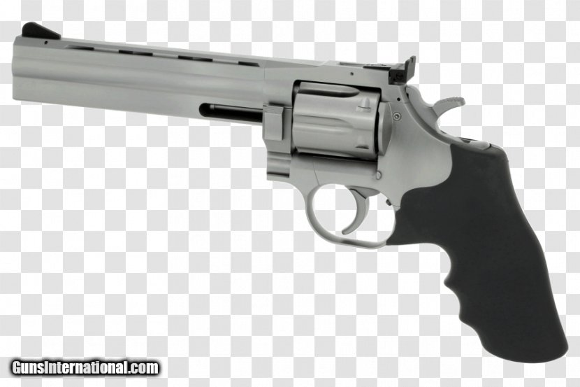 Revolver Trigger Dan Wesson Firearms Gun Barrel - Handgun Transparent PNG