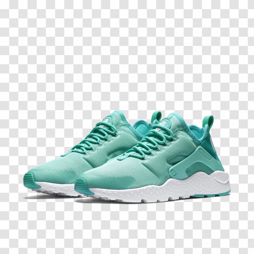 Nike Air Max Free Huarache Sneakers - Aqua Transparent PNG