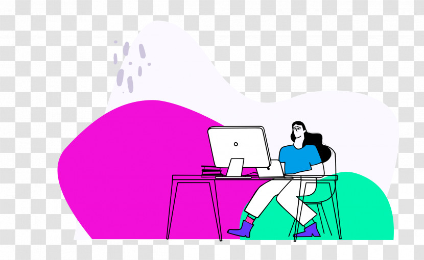 Working Desk Office Transparent PNG