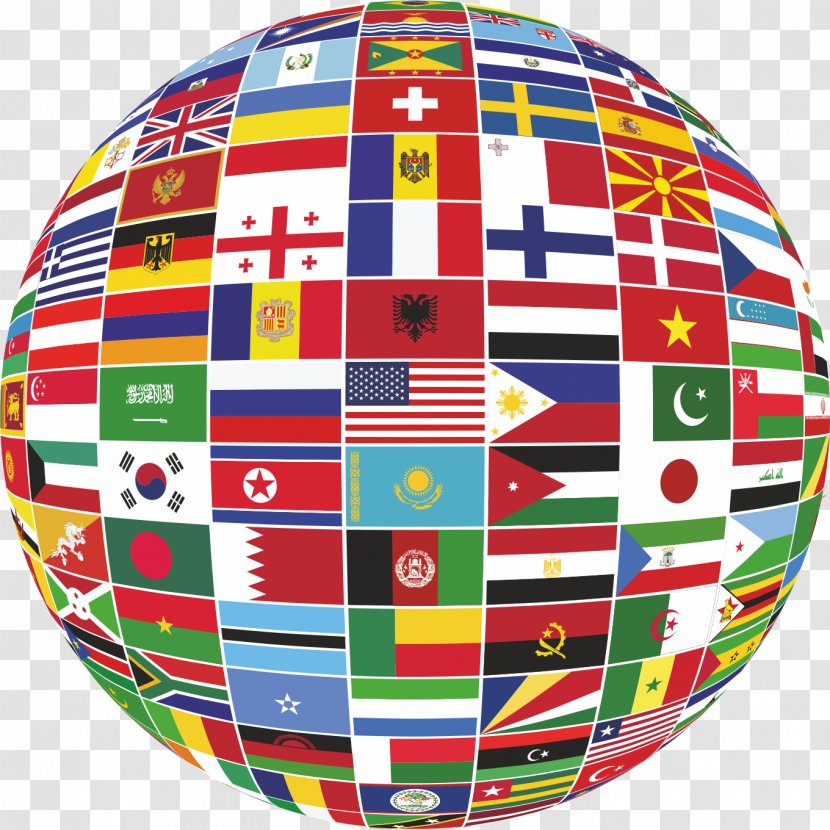 Flags Of The World Earth Country United States - Globe - Flag Transparent PNG