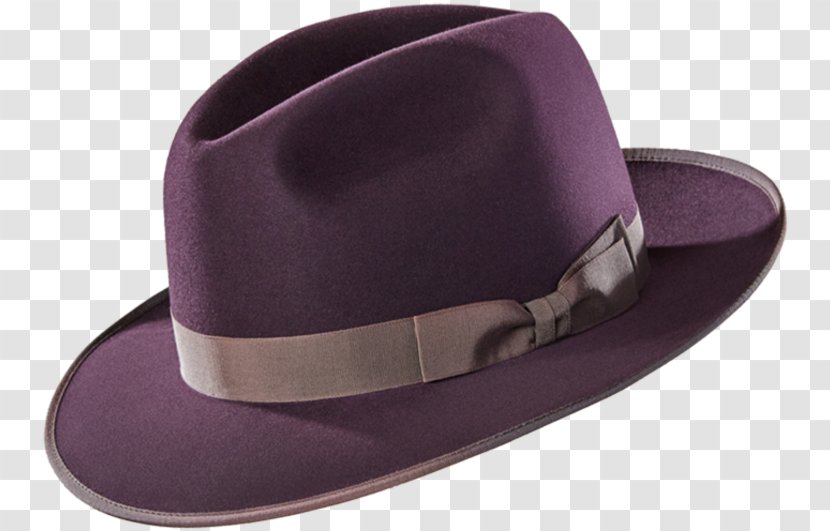 Fedora The Manhattan At Times Square Hotel Business Casual - Purple - Hat Transparent PNG