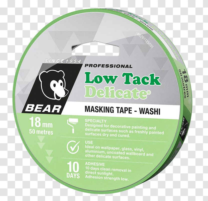 Masking Tape Adhesive Delicate Washi - Brand Transparent PNG