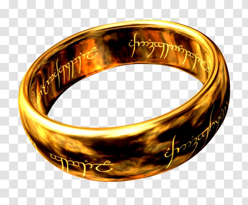 The Lord Of Rings Bilbo Baggins Frodo One Ring - Bangle Transparent PNG