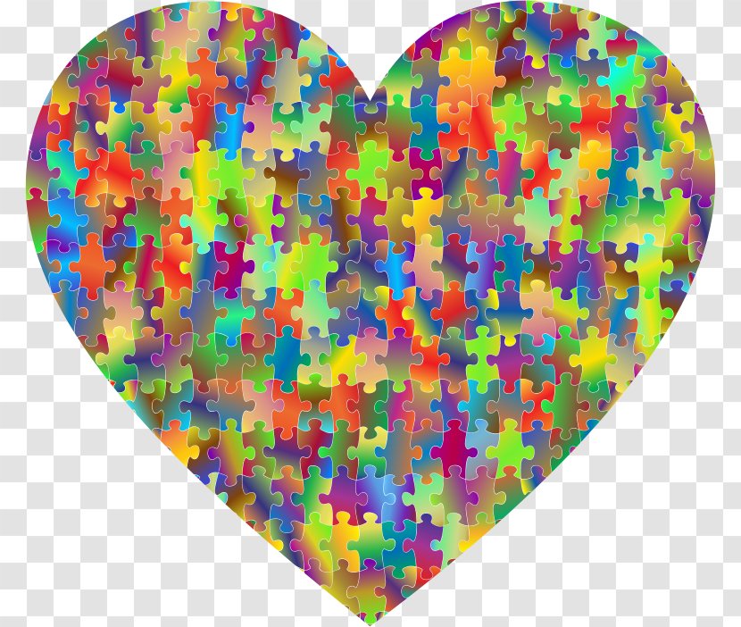 Jigsaw Puzzles Heart Clip Art - Amor Transparent PNG