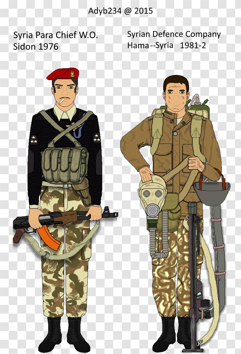 Military Uniform Soldier Syria Infantry Army - Costume Transparent PNG