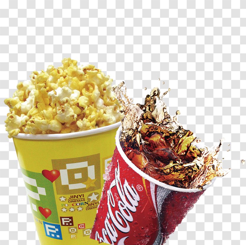 Coca-Cola Popcorn Soft Drink Junk Food - Playstation - Cola Transparent PNG
