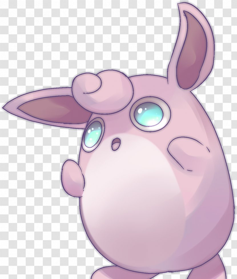 Domestic Rabbit Wigglytuff Dragonite Kairyu - Purple - Fairy Forest Transparent PNG