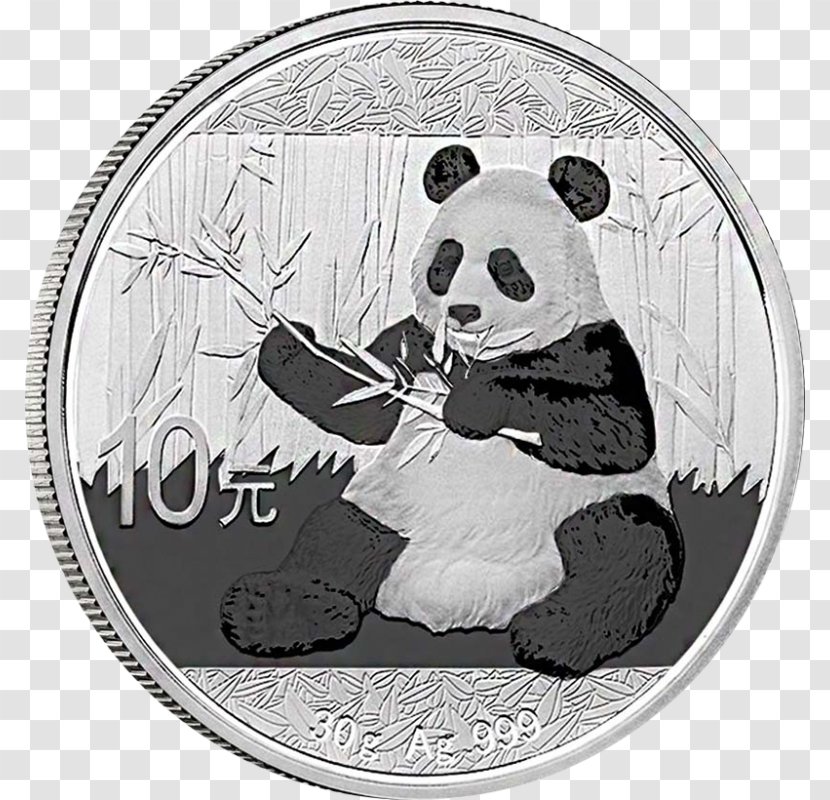 Chinese Silver Panda Perth Mint Gold Bullion Coin Transparent PNG