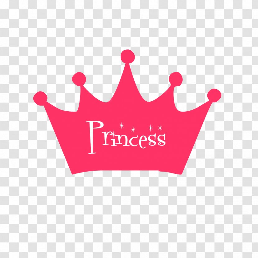 Princess Crown Clipart. - Text - Decal Transparent PNG