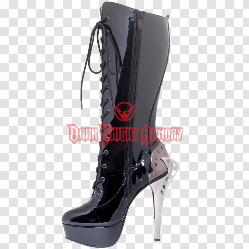 Riding Boot Corset Footwear High-heeled Shoe - Silhouette - Kneehigh Transparent PNG