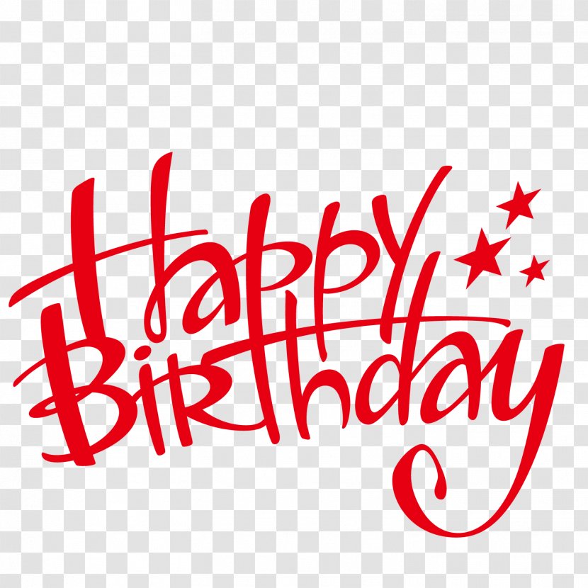 Happy Birthday Word - Cartoon - Silhouette Transparent PNG