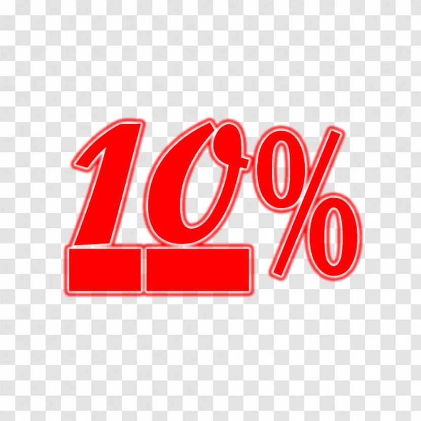 10% Discount Tag. - Brand - Area Transparent PNG