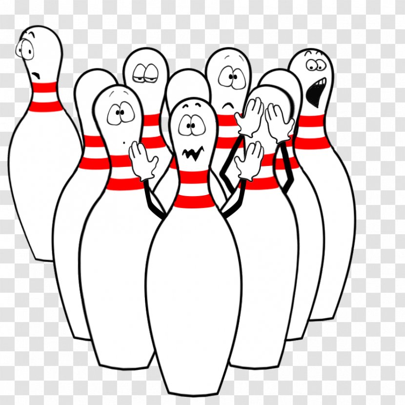 Bowling Pin Clip Art - Cartoon - Funny Cliparts Transparent PNG